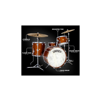 Gretsch drums bk r423v  scp kit 2